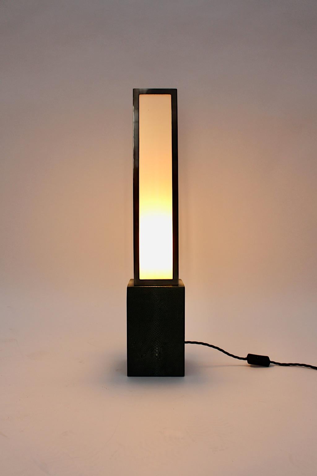Art Deco Vintage Geometric Table Lamp Style Eckart Muthesius 1920s Germany For Sale 5