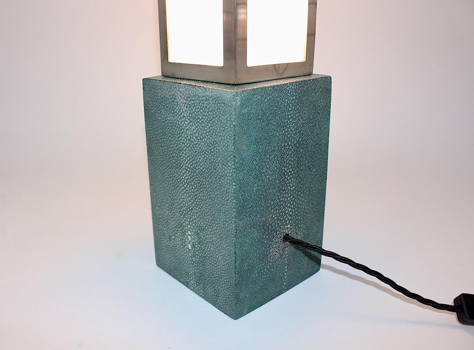 Art Deco Vintage Geometric Table Lamp Style Eckart Muthesius 1920s Germany For Sale 7