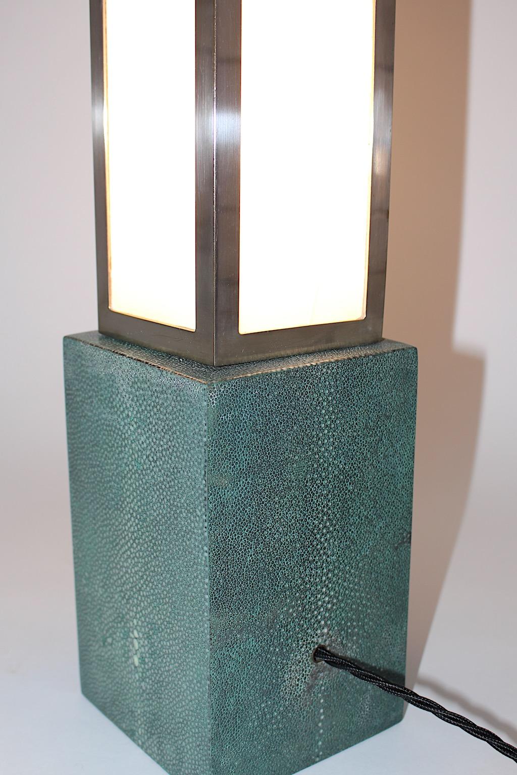 Art Deco Vintage Geometric Table Lamp Style Eckart Muthesius 1920s Germany For Sale 9