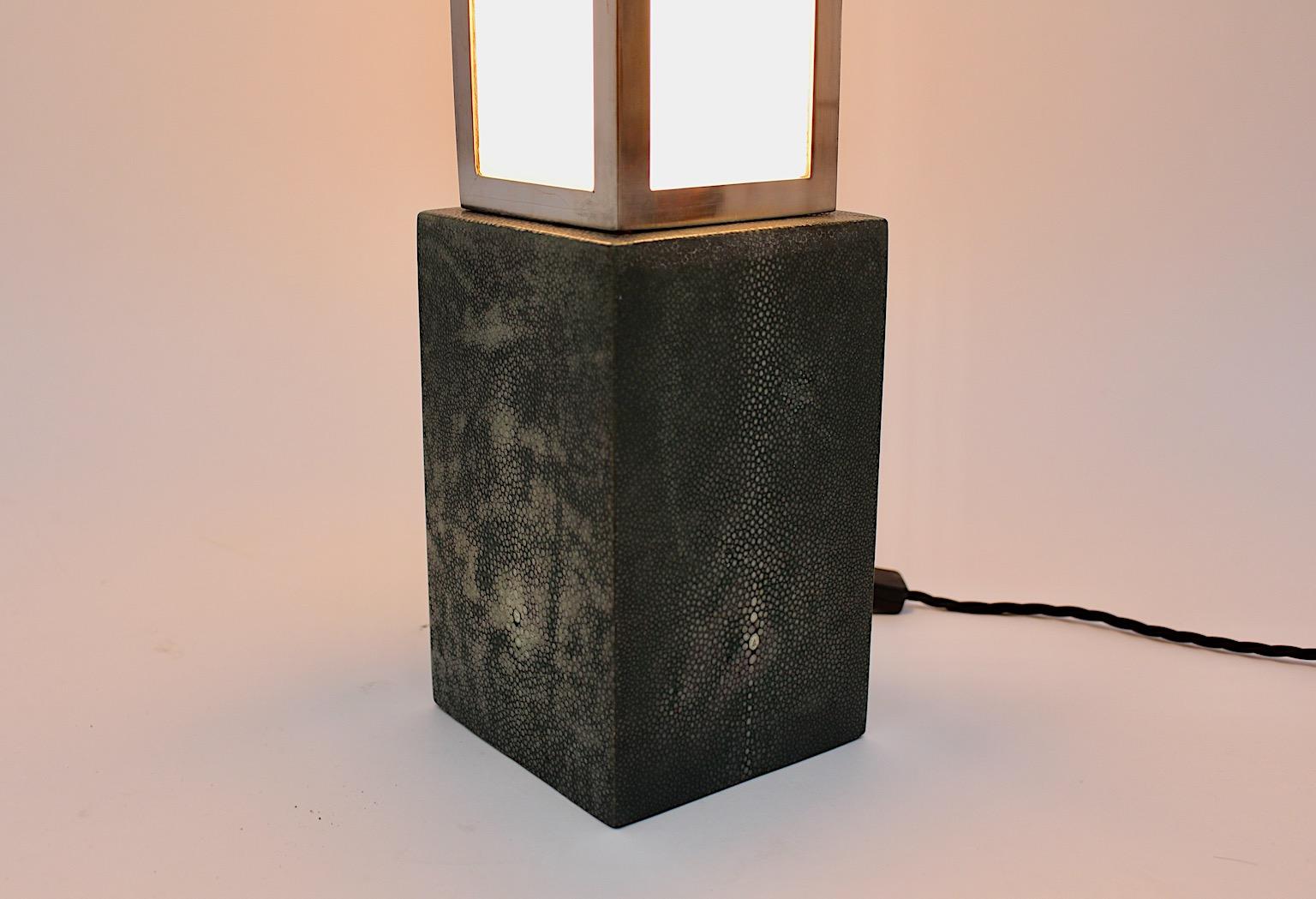Lampe de bureau géométrique vintage Art Déco Eckart Muthesius, Allemagne, années 1920 en vente 8