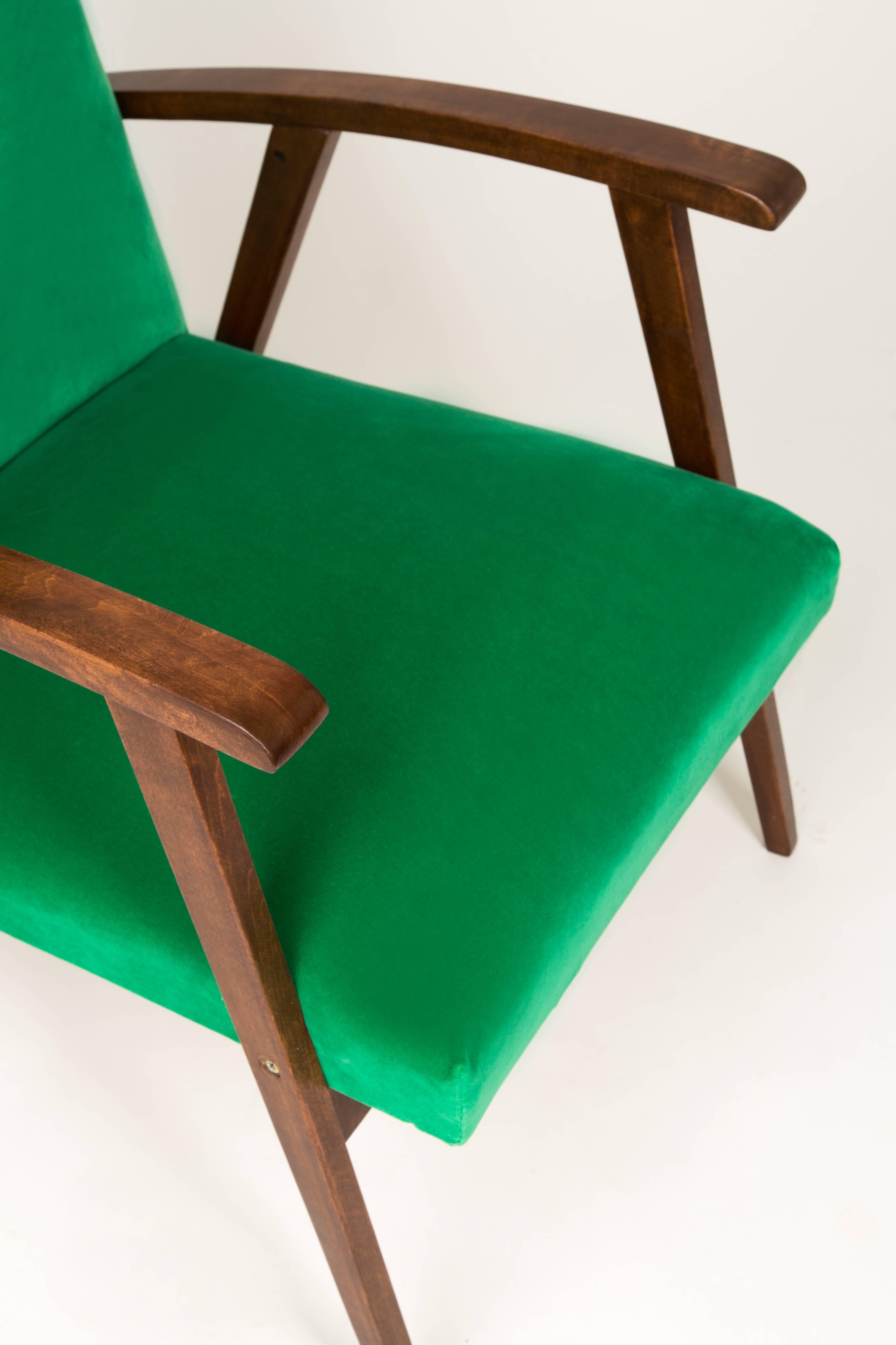 vintage green armchair