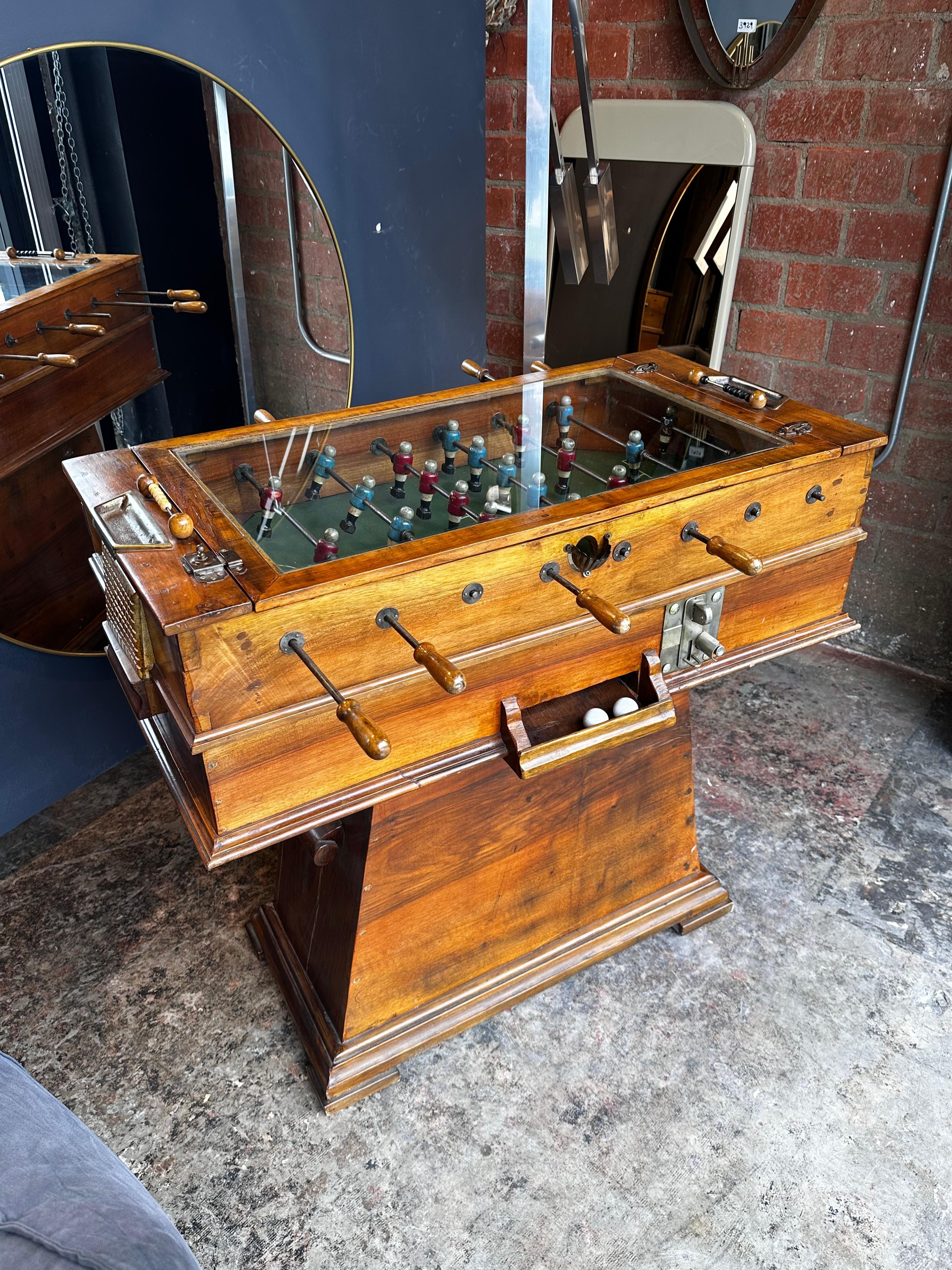 vintage foosball table