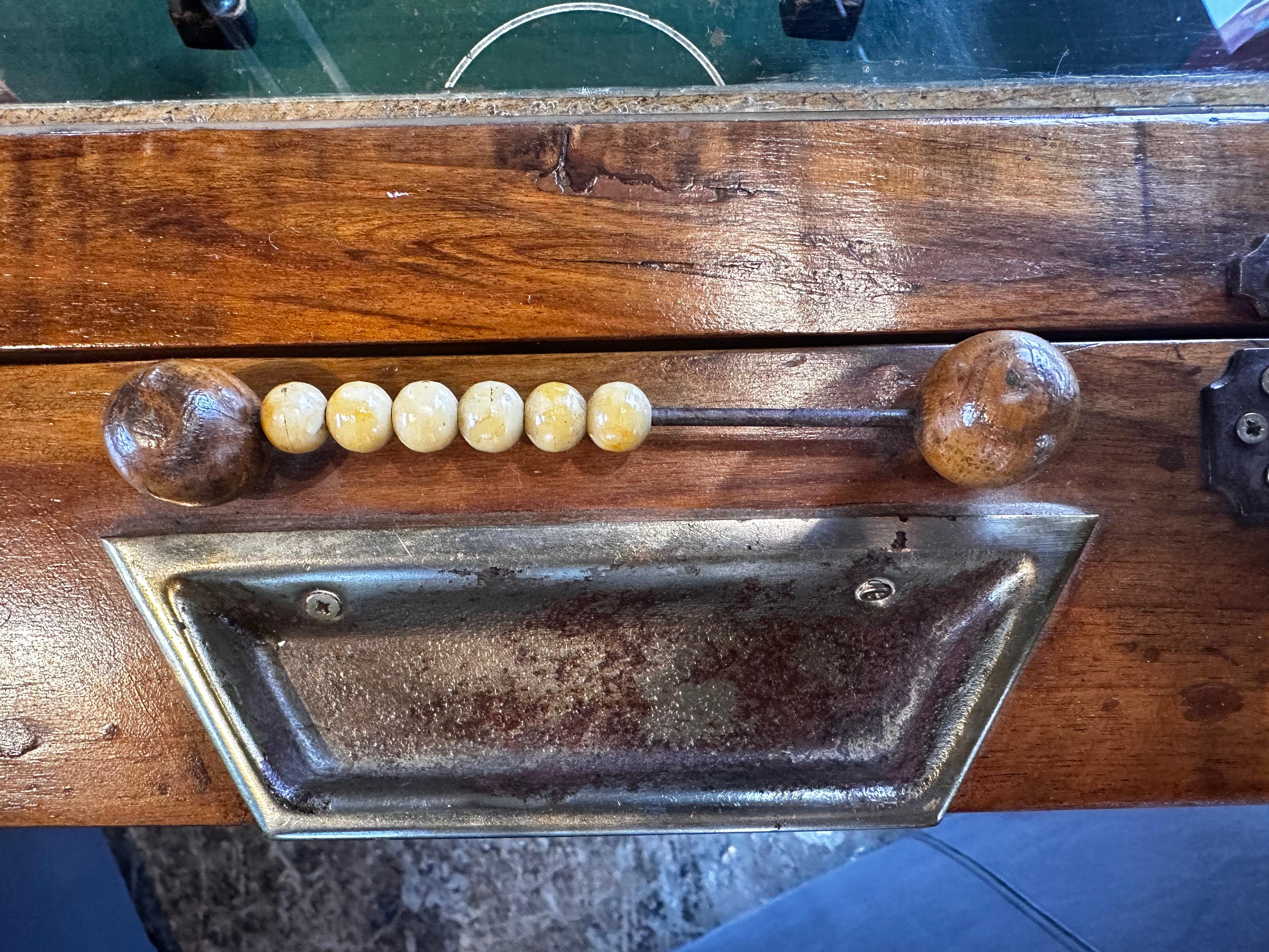 Art Deco Vintage Italian Foosball Table 1940s 1