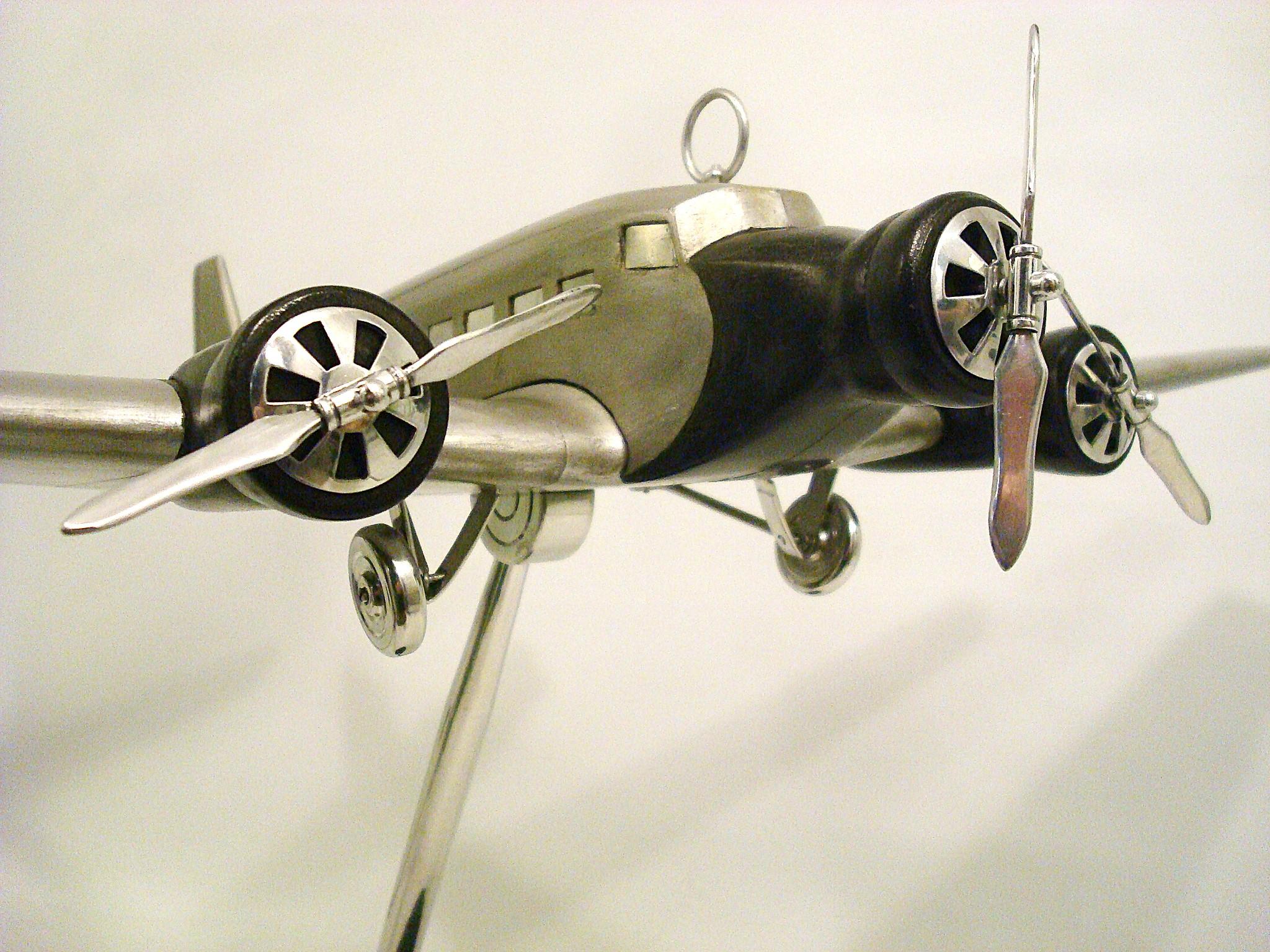 Art of Vintage Vintage Junkers Airplane Desk Model 1930's en vente 3