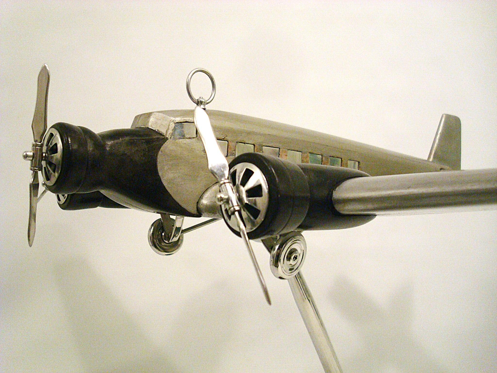 Art of Vintage Vintage Junkers Airplane Desk Model 1930's en vente 7