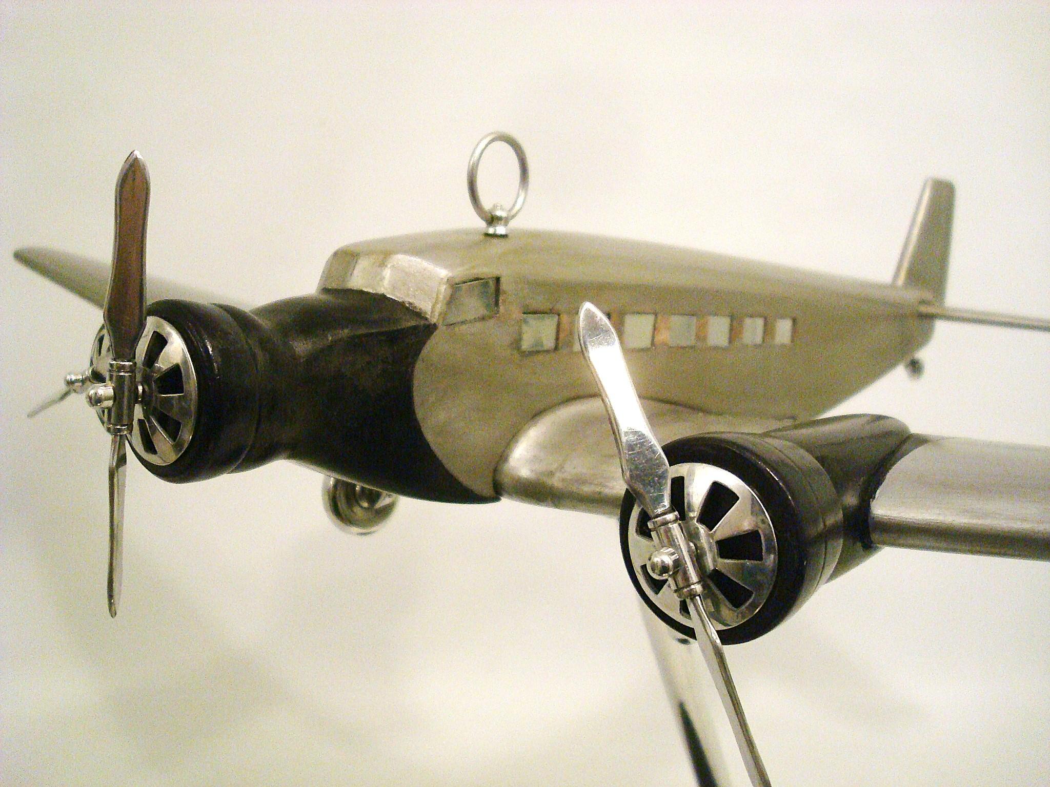 Art of Vintage Vintage Junkers Airplane Desk Model 1930's en vente 10