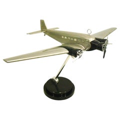 Art Deco Vintage Junkers Airplane Desk Model 1930´s