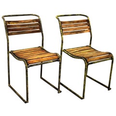 Art Deco Vintage Steel Chairs RP6 by Bruno Pollak 1931-1932 PEL Ltd, England