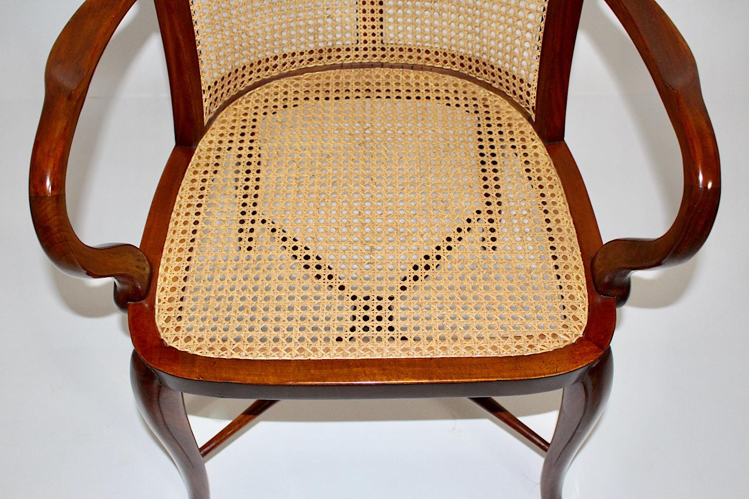 Vintage Art Deco Sessel Cercle aus Nussbaumholz Josef Frank Walter Sobotka Wien 1930 im Angebot 7