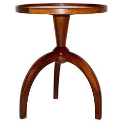 Art Decó Vintage Mesa auxiliar de nogal Walter Sobotka Círculo Josef Frank 1928 Viena