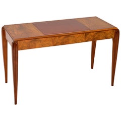 Art Deco Used Walnut Writing Table or Desk by McIntosh