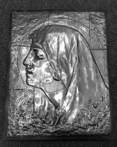 Art Deco Virgin, 1930, Sign : T. Fosca , Foundry: Gottuzzo Y Piana