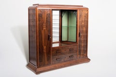 Cabinet Vitrine Art Deco di Atelier Gauthier Poinsignon, Francia, Firmato