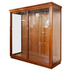 Antique Art Deco Vitrine Display Cabinet a Cabinet of Curiosities, Wardrobe or Showcase