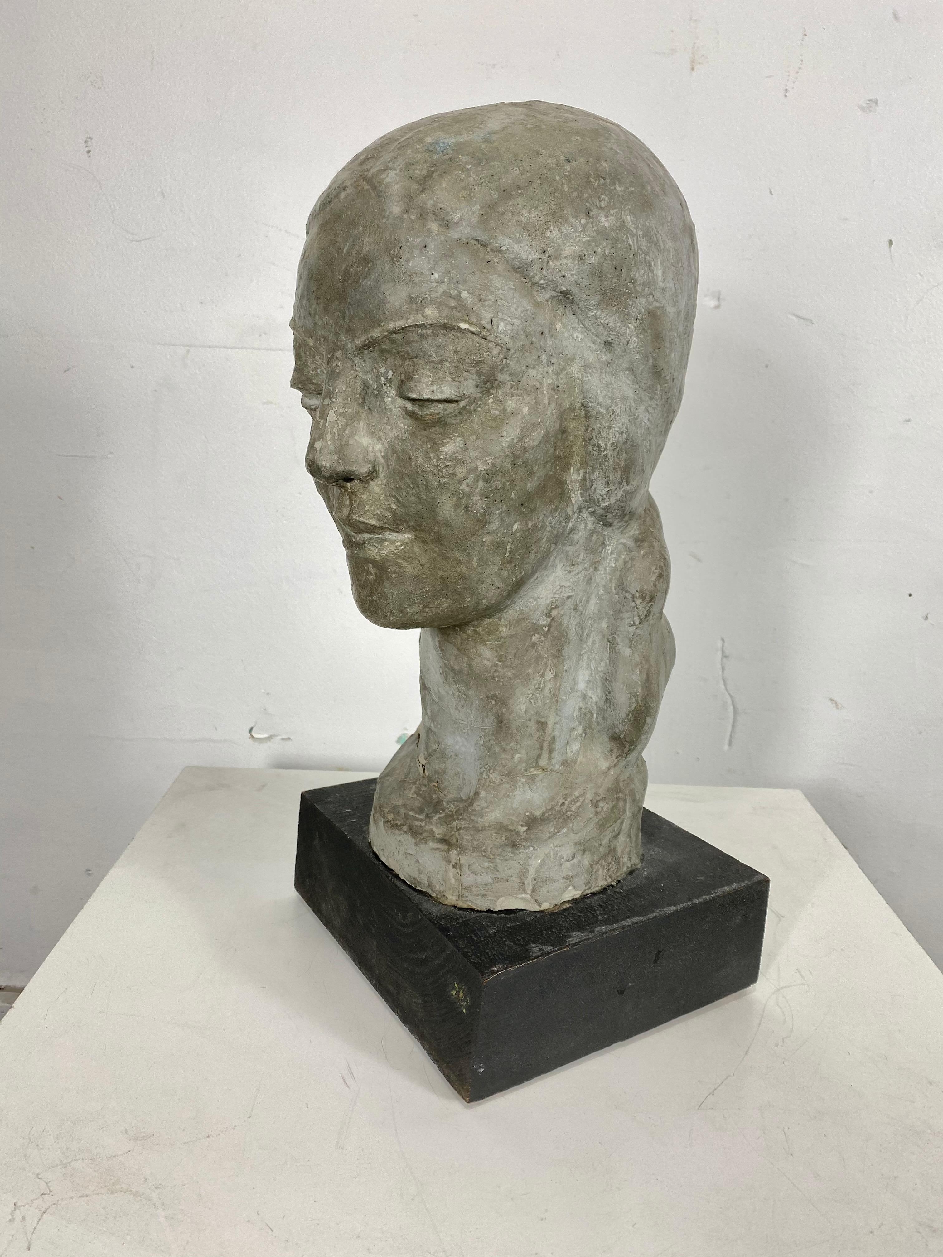 Art Deco W P A Style Sculpture 'WOMAN