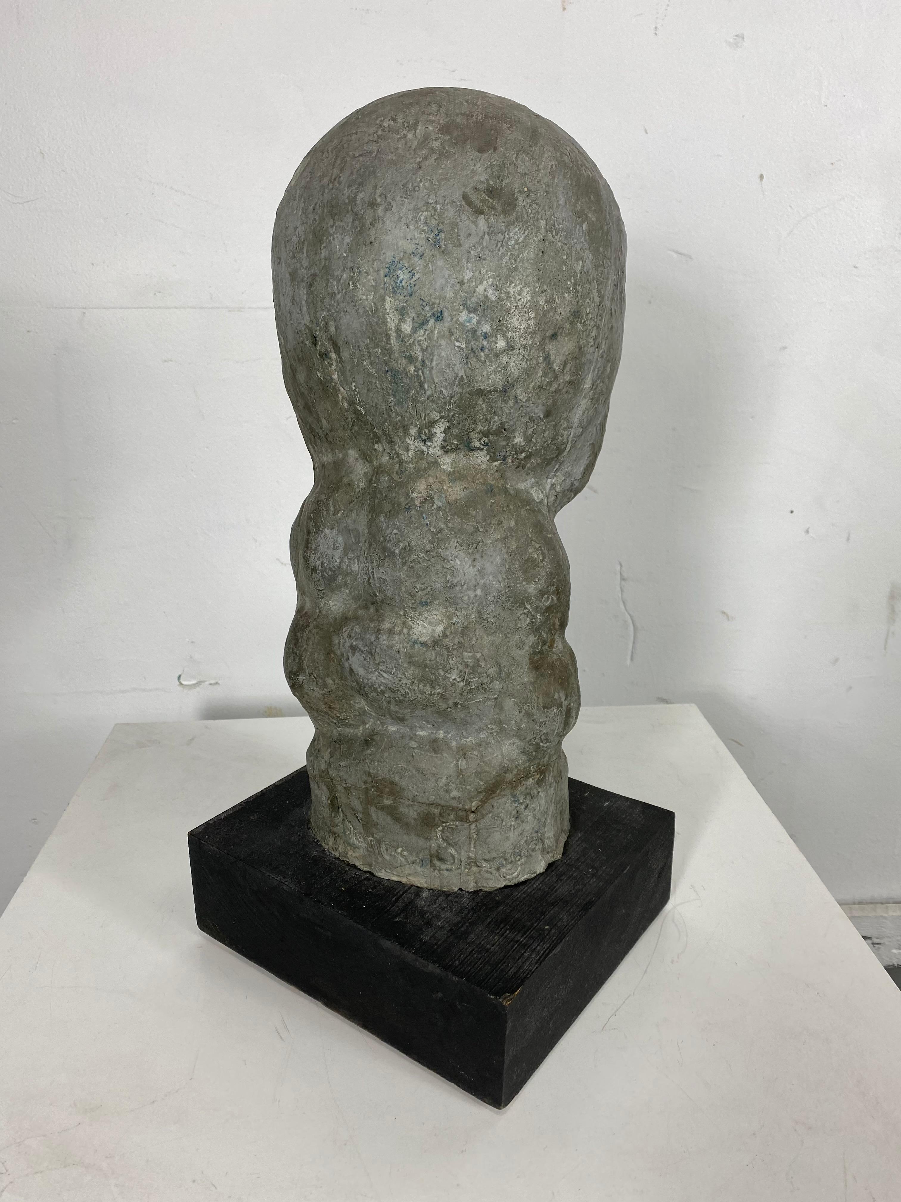 Milieu du XXe siècle Sculpture « Homme » Art Déco de style W P A exécutée à la main par Eugene Frances Savage en vente