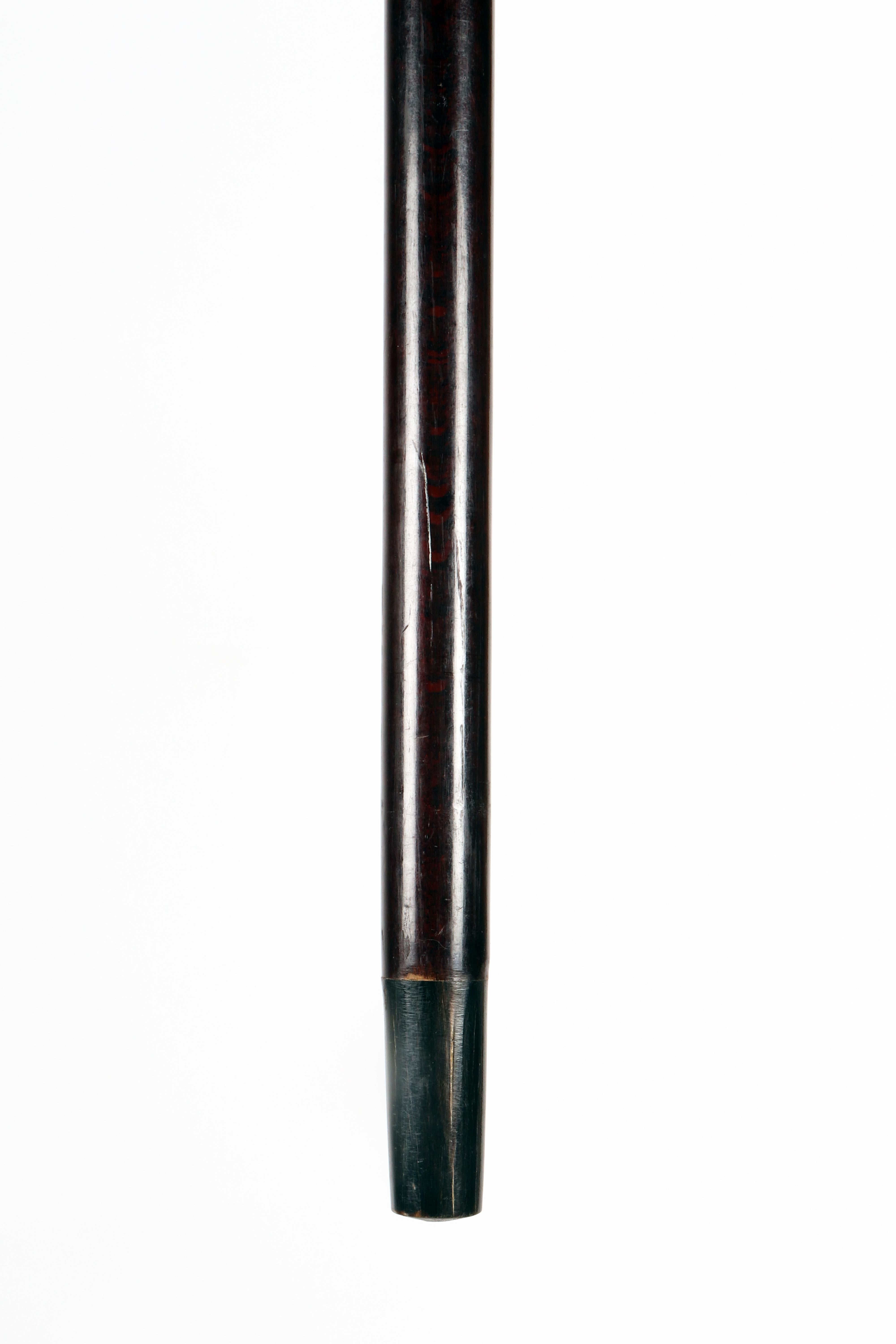 Art Deco Spazierstock aus Buchsbaumholz, eine nackte Frau von Albert Reiman, Berlin 1925. im Angebot 6