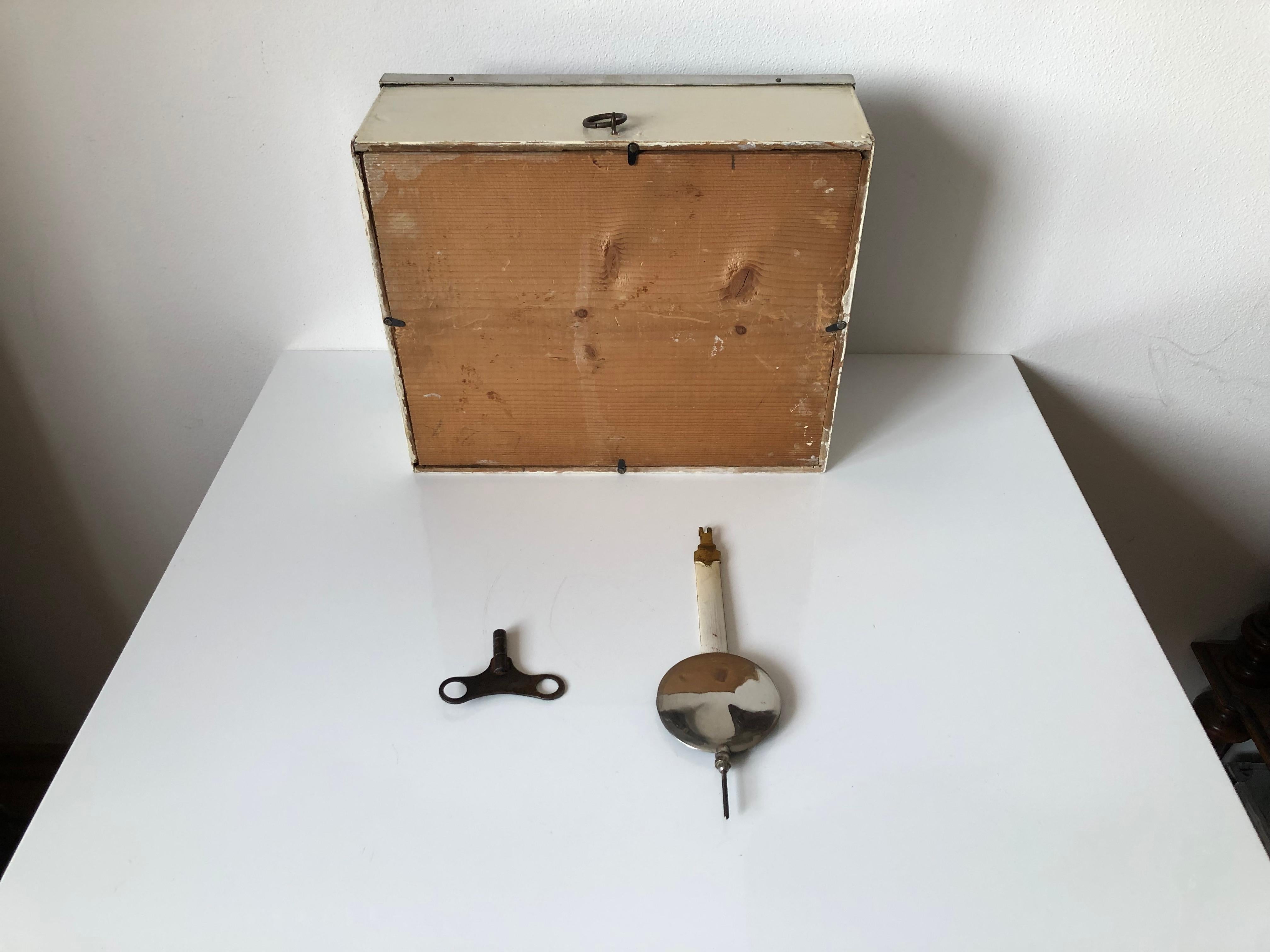 Art-Deco Wall Clock Kienzle, Czechoslovakia 1