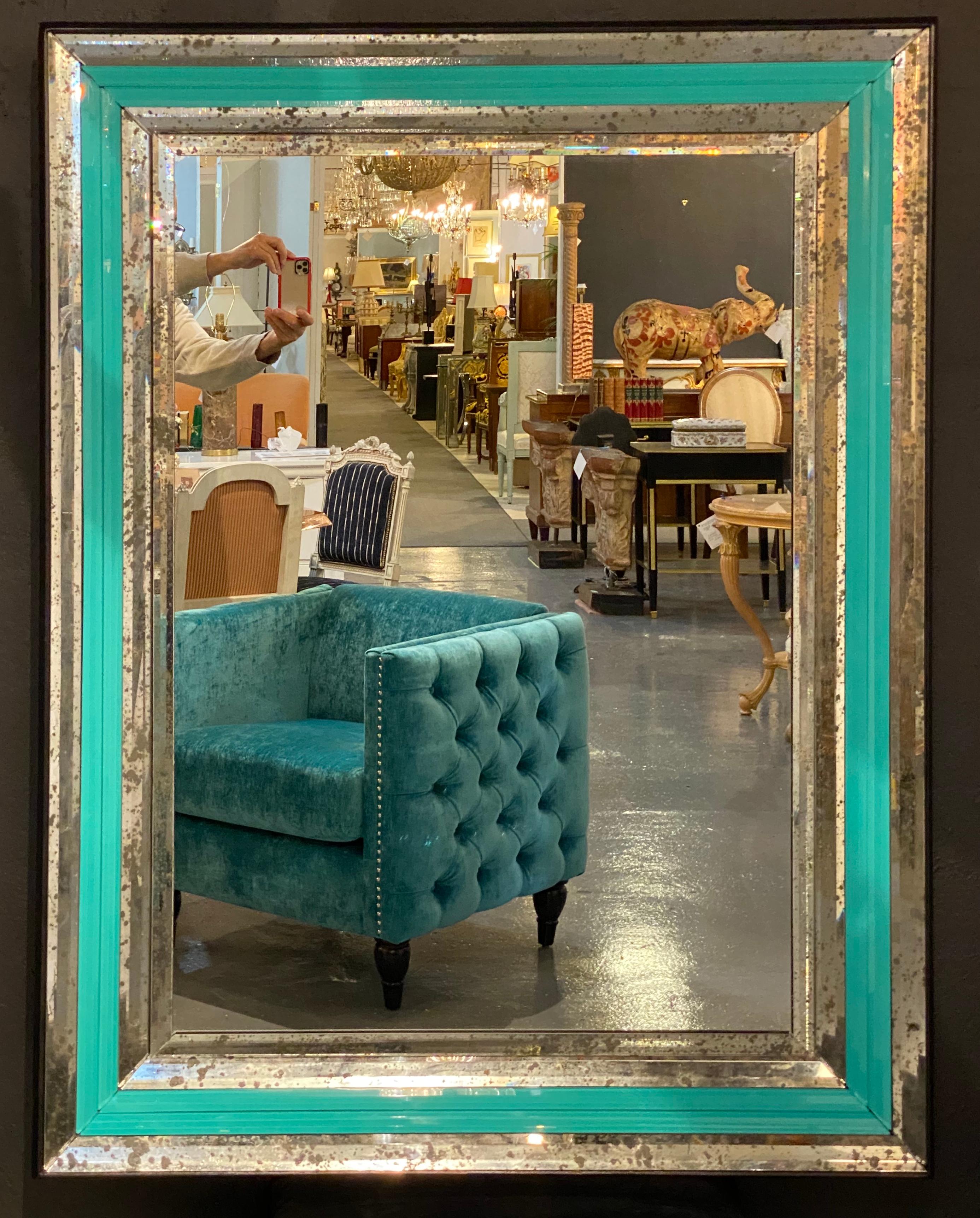 art deco mirror frame