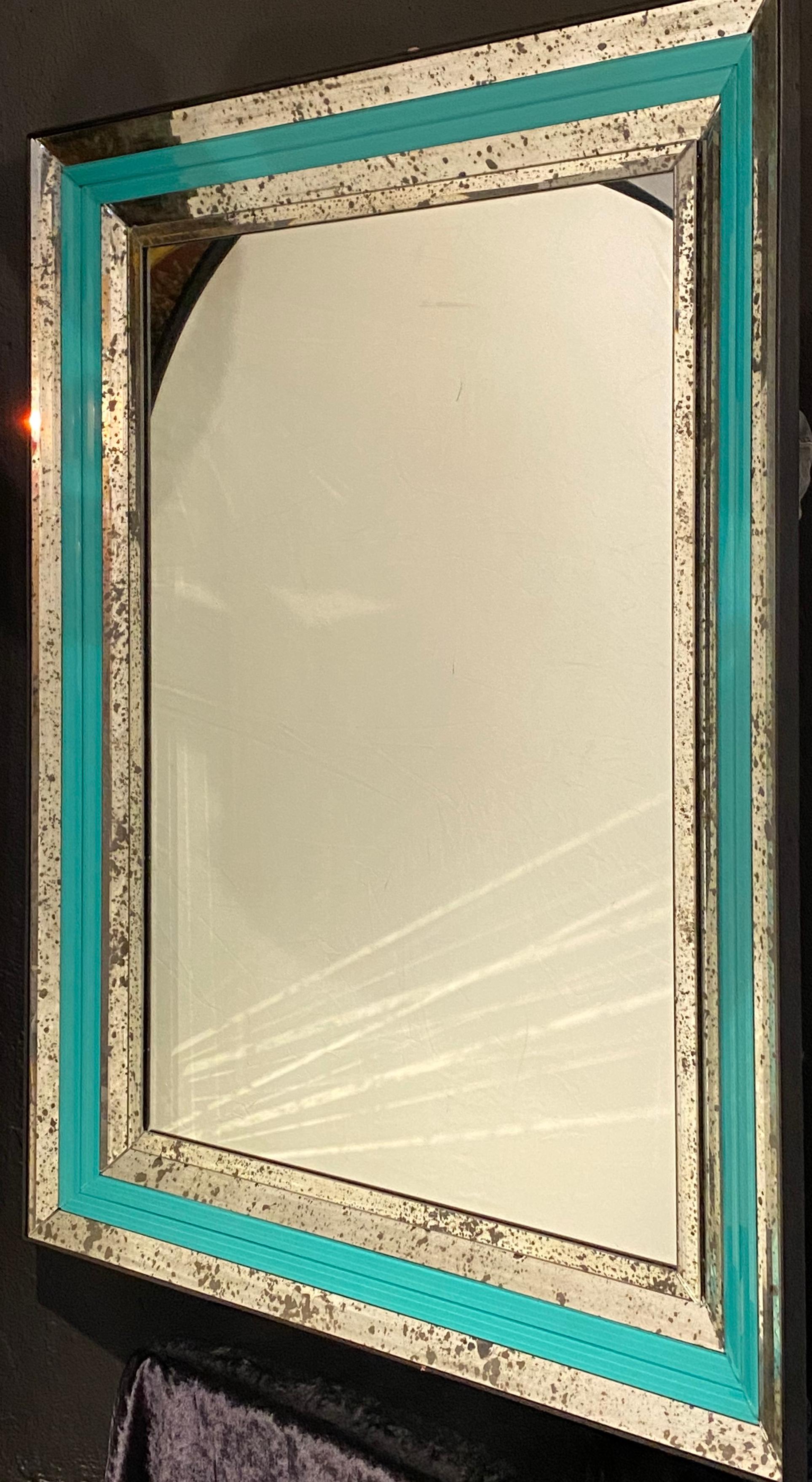 turquoise mirrors
