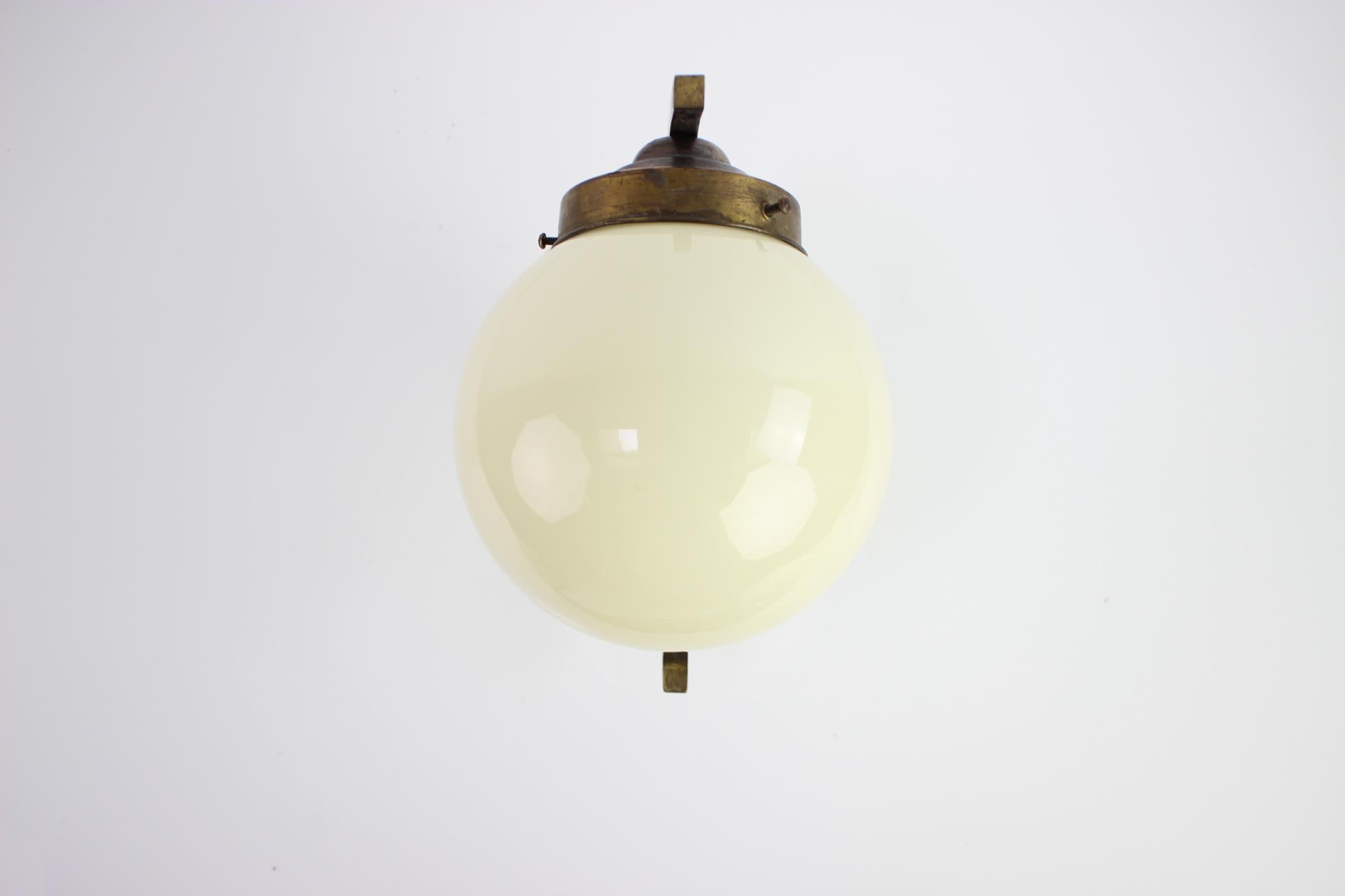 Art Deco Wall Lamp, 1930's In Good Condition For Sale In Praha, CZ