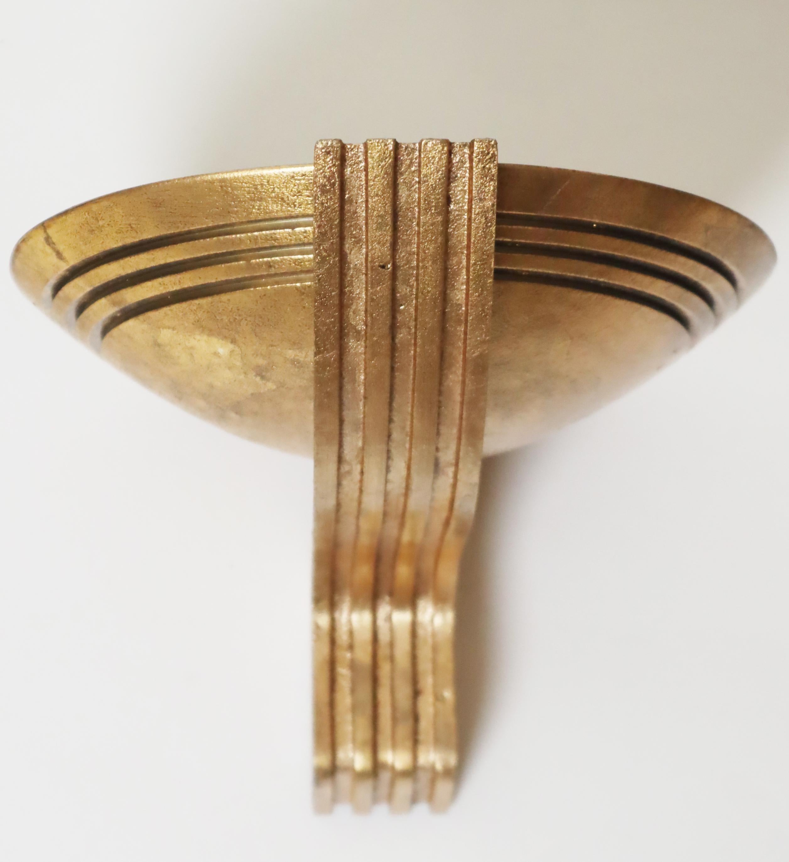 Lámpara de pared Art Decó Olympia Golden, Alemania Años 90 en venta 5
