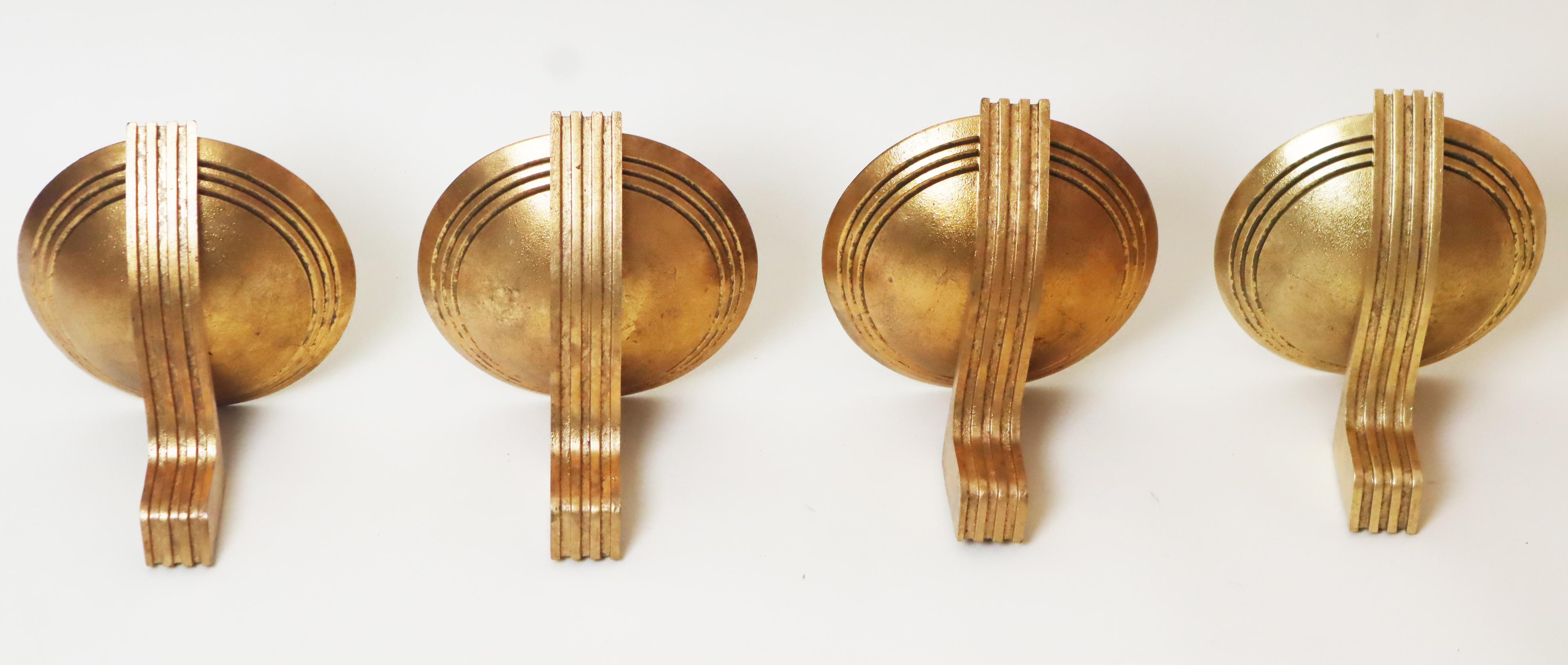 Lámpara de pared Art Decó Olympia Golden, Alemania Años 90 en venta 8