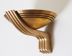 Art Deco Wall Lamp Olympia Golden, Germany 1990s