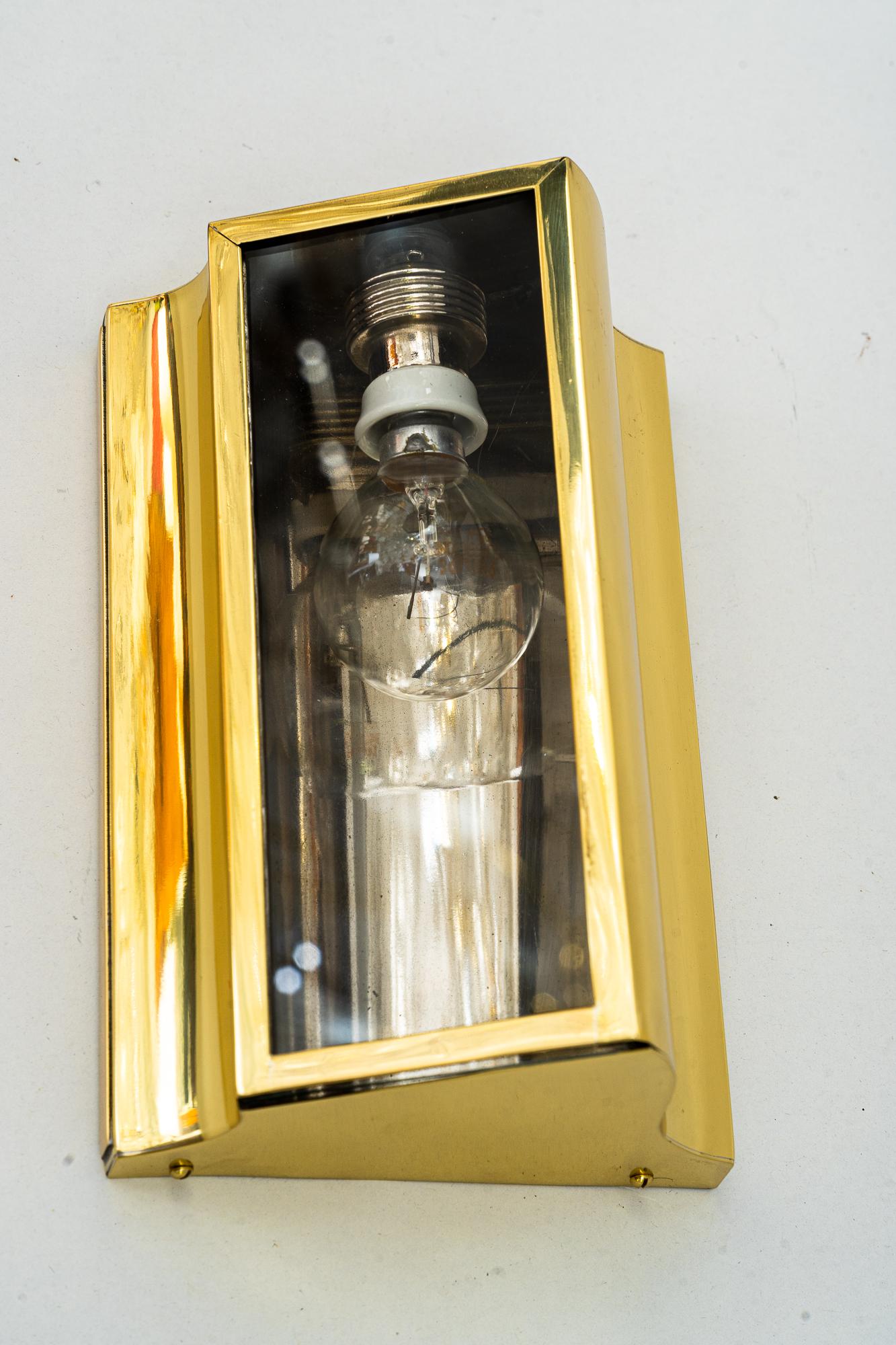 Art Deco Art deco Wall lamp vienna around 1920s For Sale