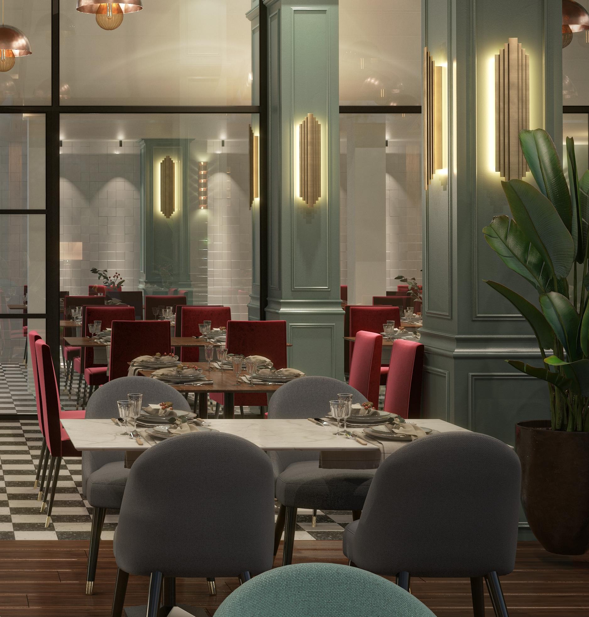 Marocchino Lampada da parete Art déco 85 cm in vendita