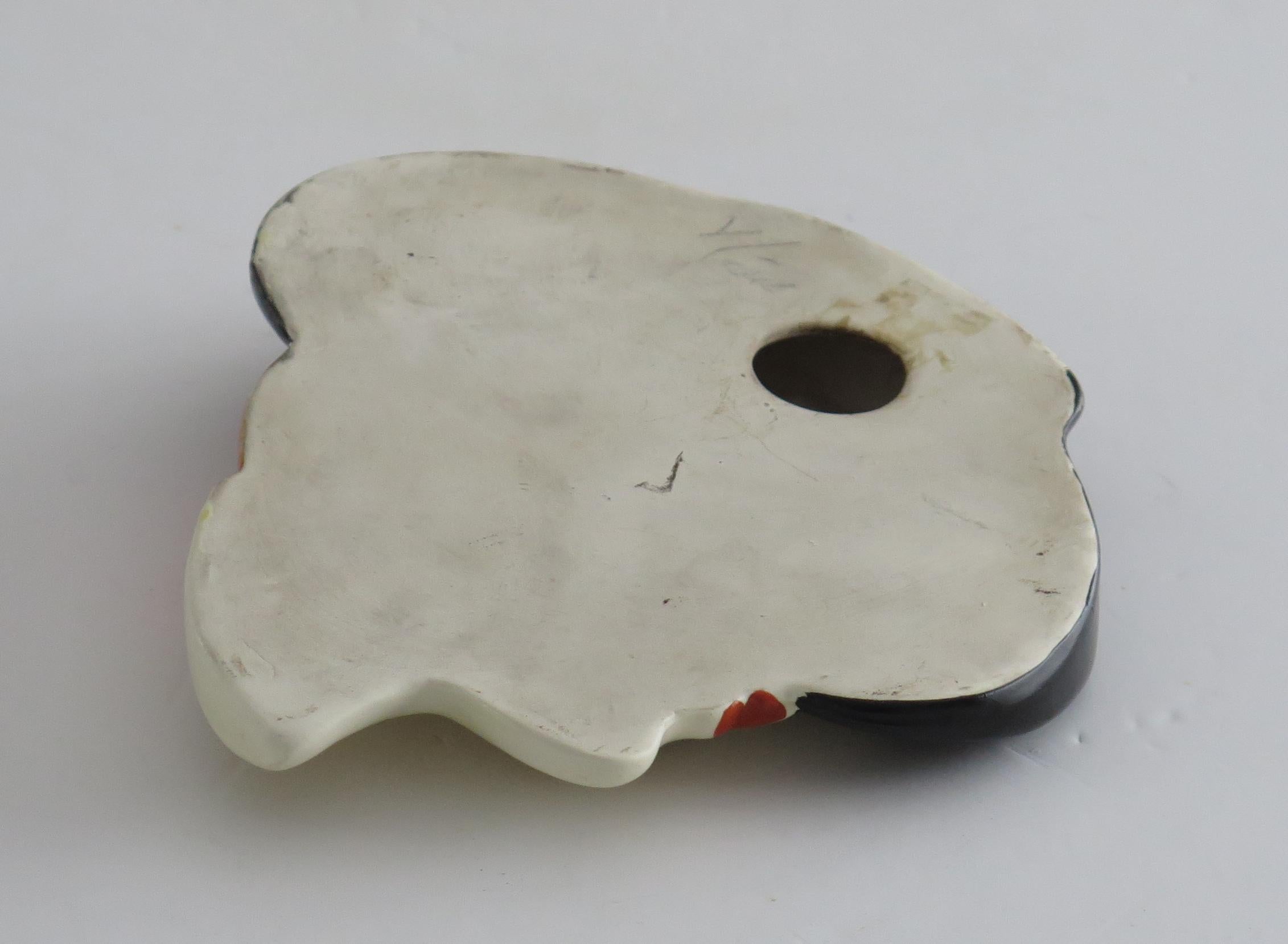 Art Deco Wall Mask by Lancaster Pottery of Hanley Staffordshire, Circa 1930's 2