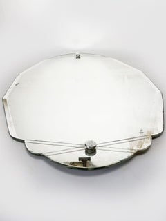 Art Deco wall mirror, 1940s, with beveled edge, France