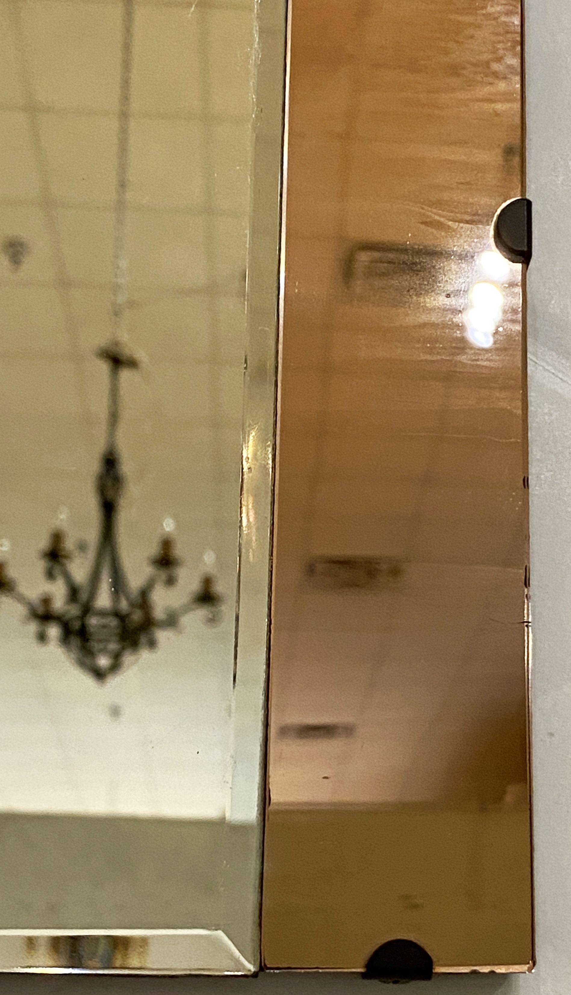 Art Deco Mirror aus England (H 12 3/4 x B 22 1/4) im Angebot 1