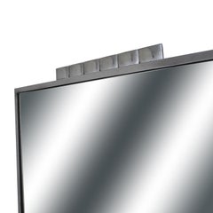 Art Deco Wall Mirror with Chrome Frame