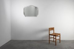 Art Deco Wall Mirror with Emiel Matthijssens Label, Belgium ca. 1920