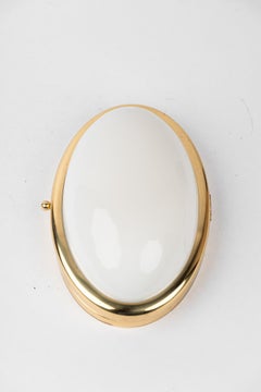 Aplique o plafón Art Decó con cristal opalino viena años 20 aproximadamente