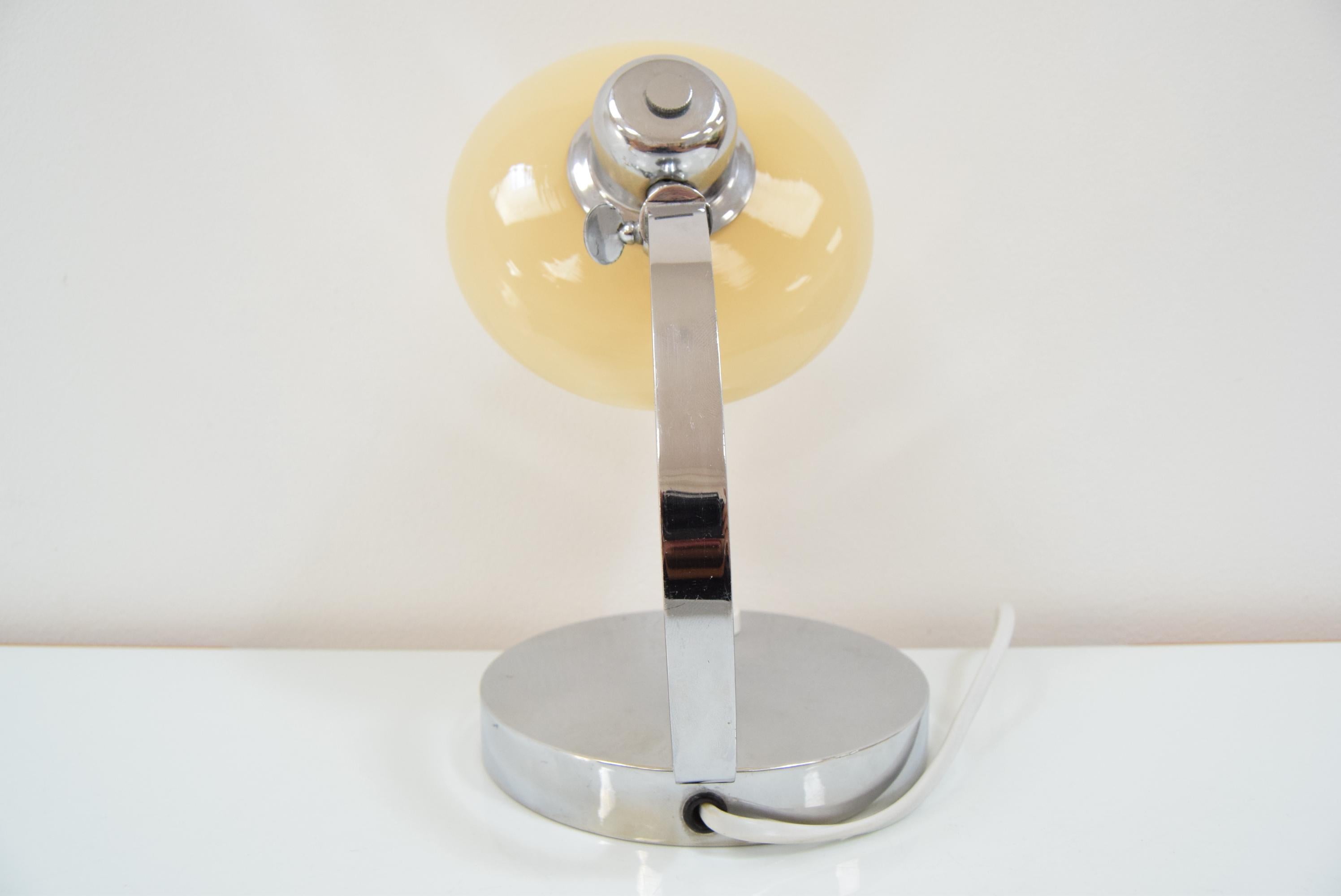 Mid-20th Century Art Deco Wall or Table Chrome Lamp, 1930's