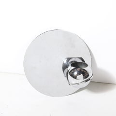 Art Deco Wandübertopf in Chrom poliert von Revere