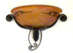 Art Deco Wall Sconce by Edgar Brandt