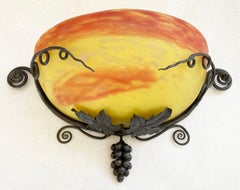 Art Deco Wall Sconce by Edgar Brandt