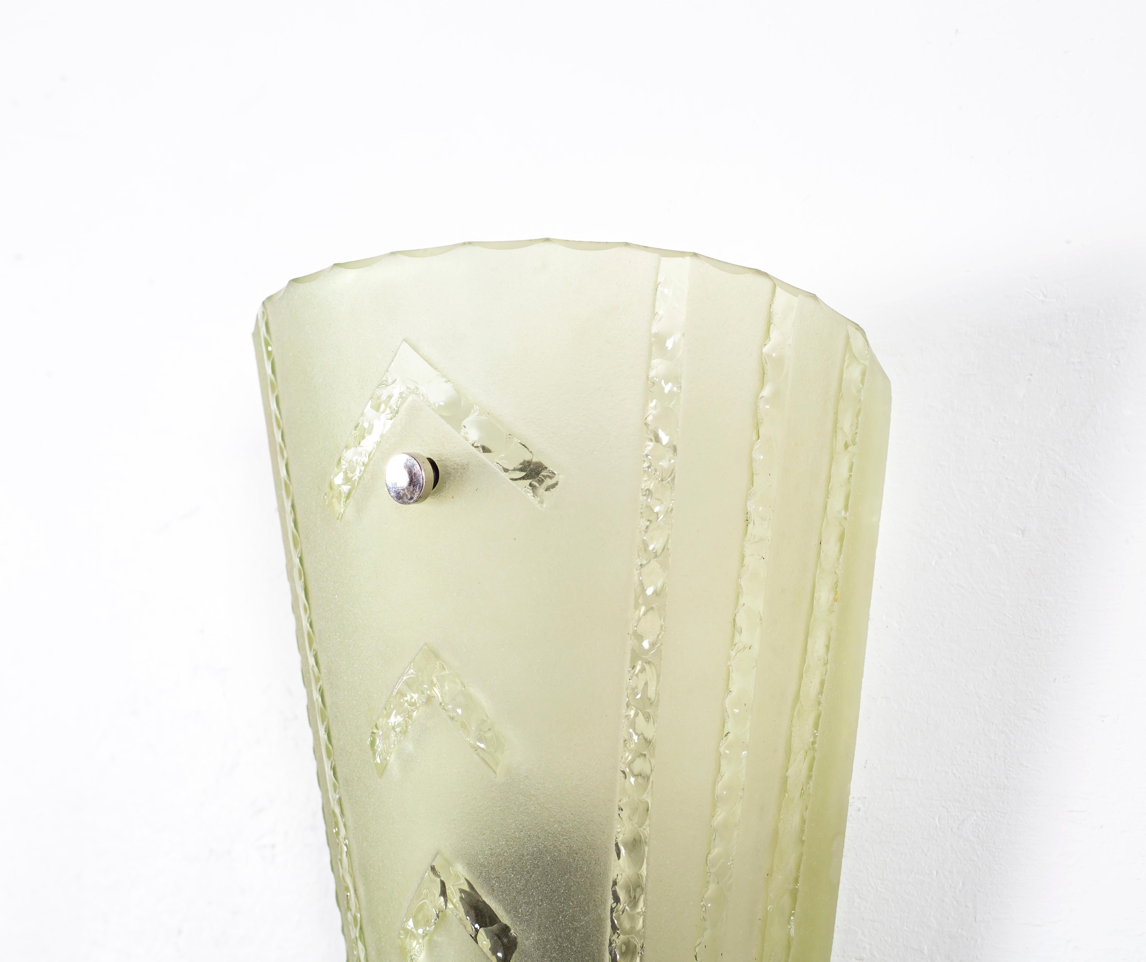 Mid-20th Century Art Deco Wall Sconce by T. Roste & Co, 1930s