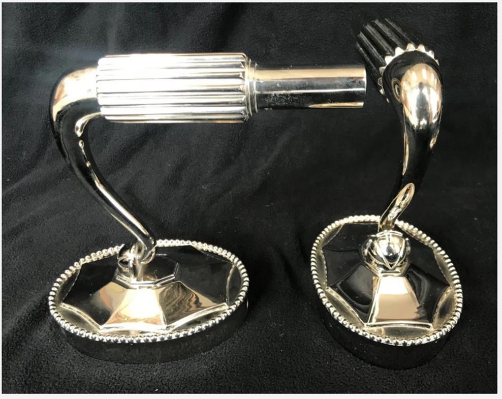 Art Deco Style Wall Sconces by Urban Archaeoalogy In Good Condition For Sale In Bridgewater, CT