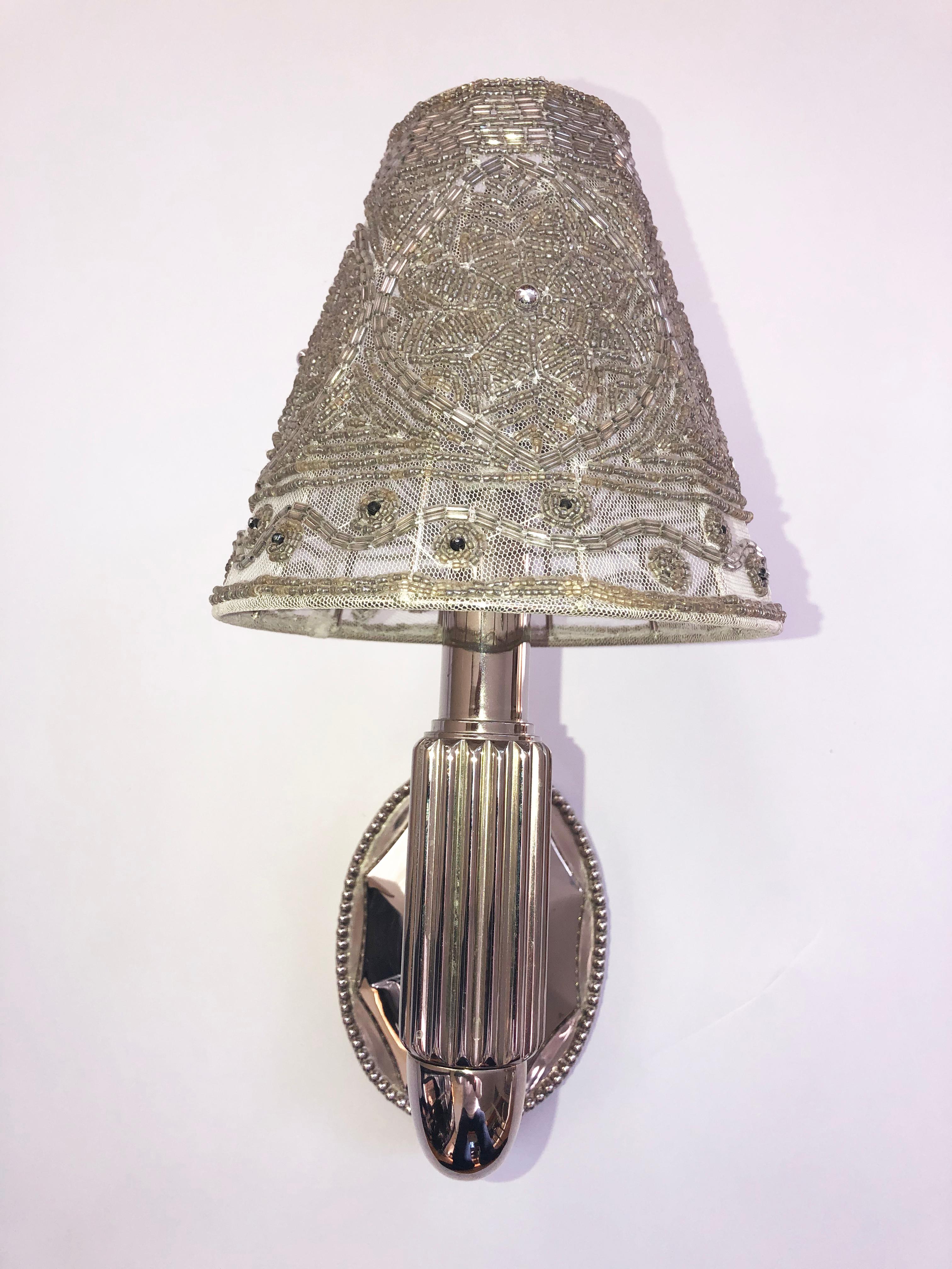 Art Deco Style Wall Sconces by Urban Archaeoalogy For Sale 2