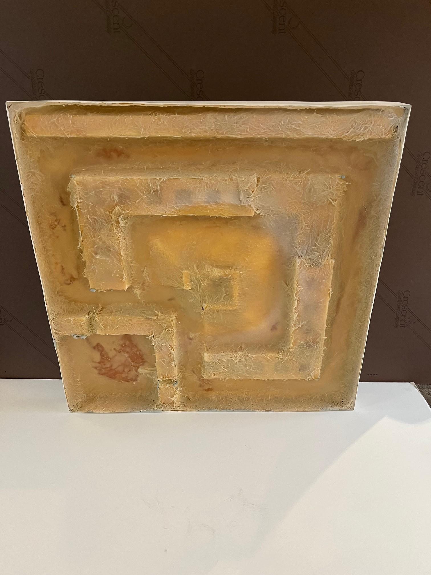 Art Deco wall Tile Cast After Frank Lloyd Wright For Sale 3