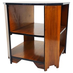 Art Deco Walnut and Coromandel Octagonal Centre Table