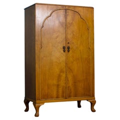 Art Deco Walnut and Walnut Veneer Tallboy or Cabinet from Waring and Gillow, 193