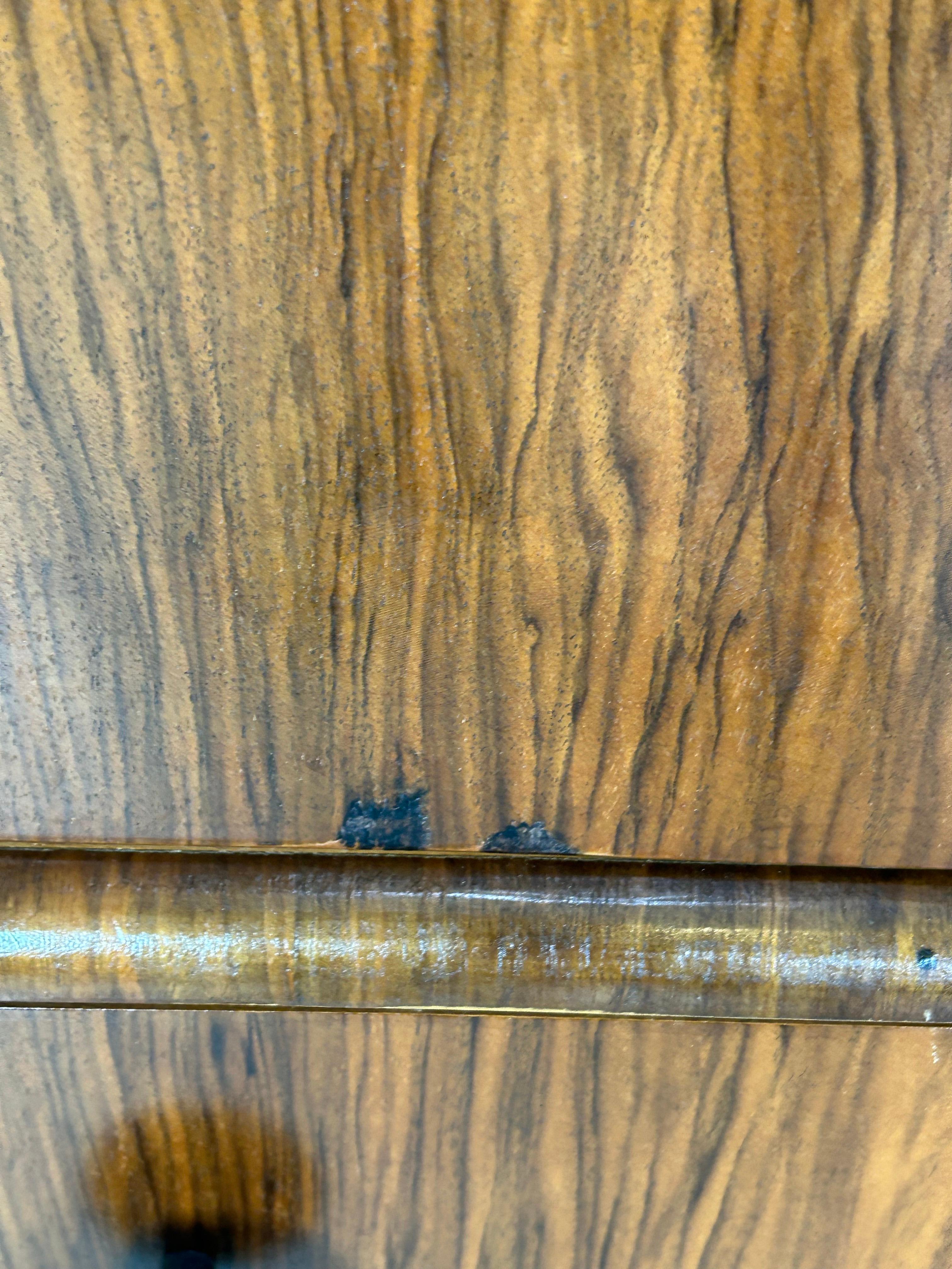 Art Deco Walnut Burl Wardrobe 1930 10