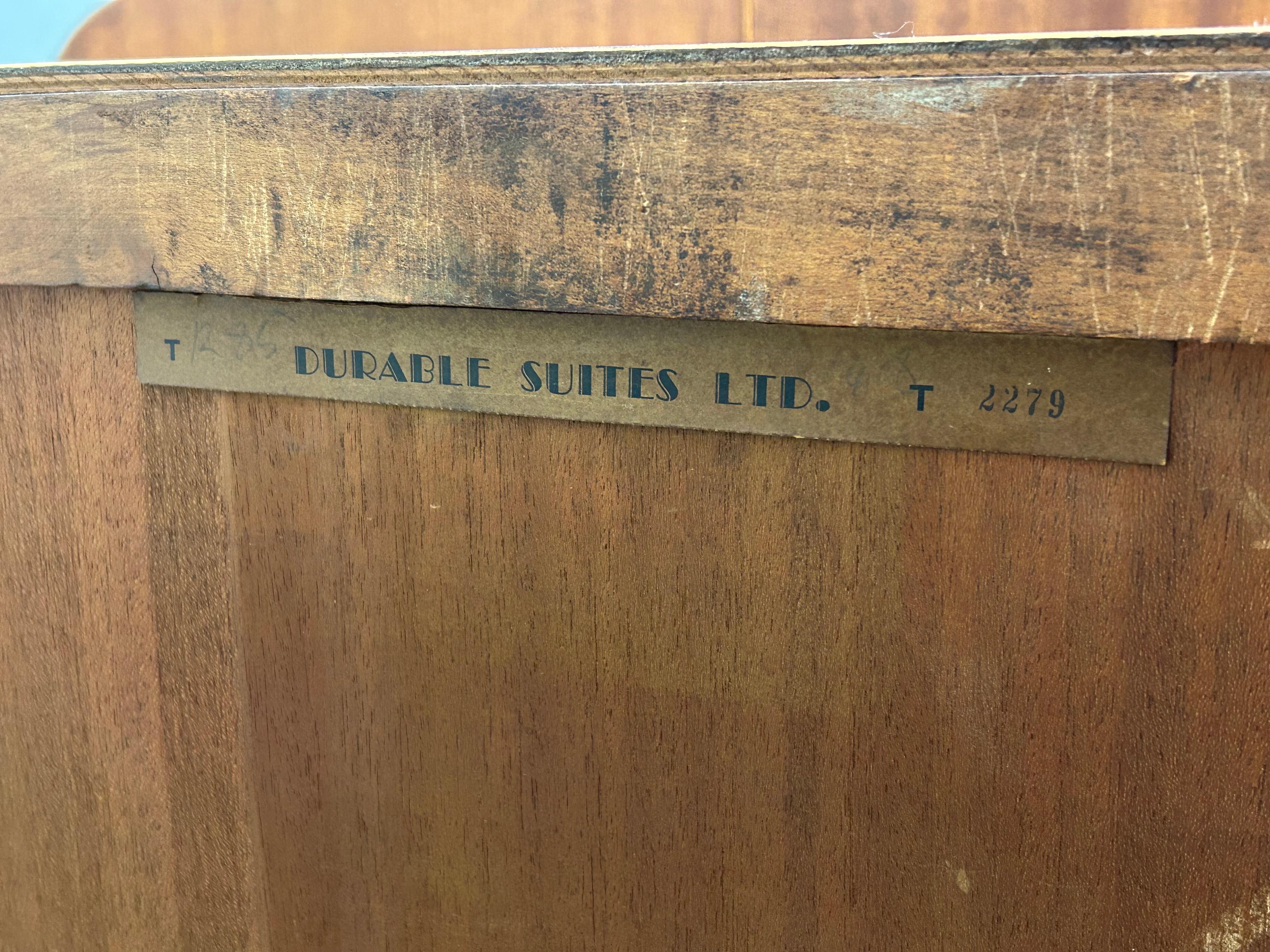Art Deco Walnut Burl Wardrobe 1930 11