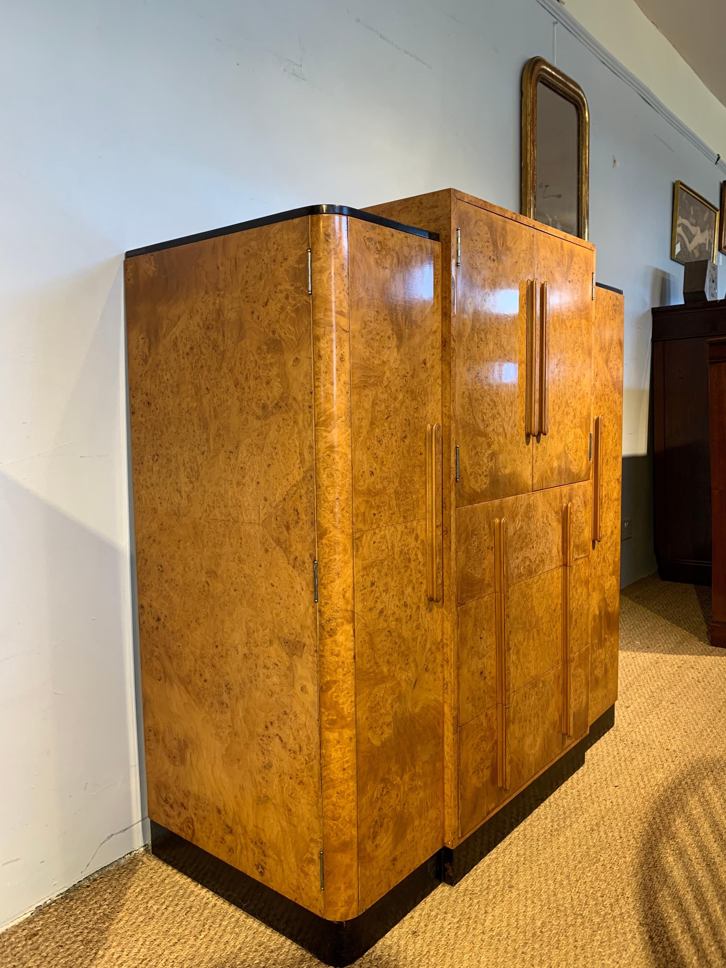 Art Deco Walnut Cabinet 2