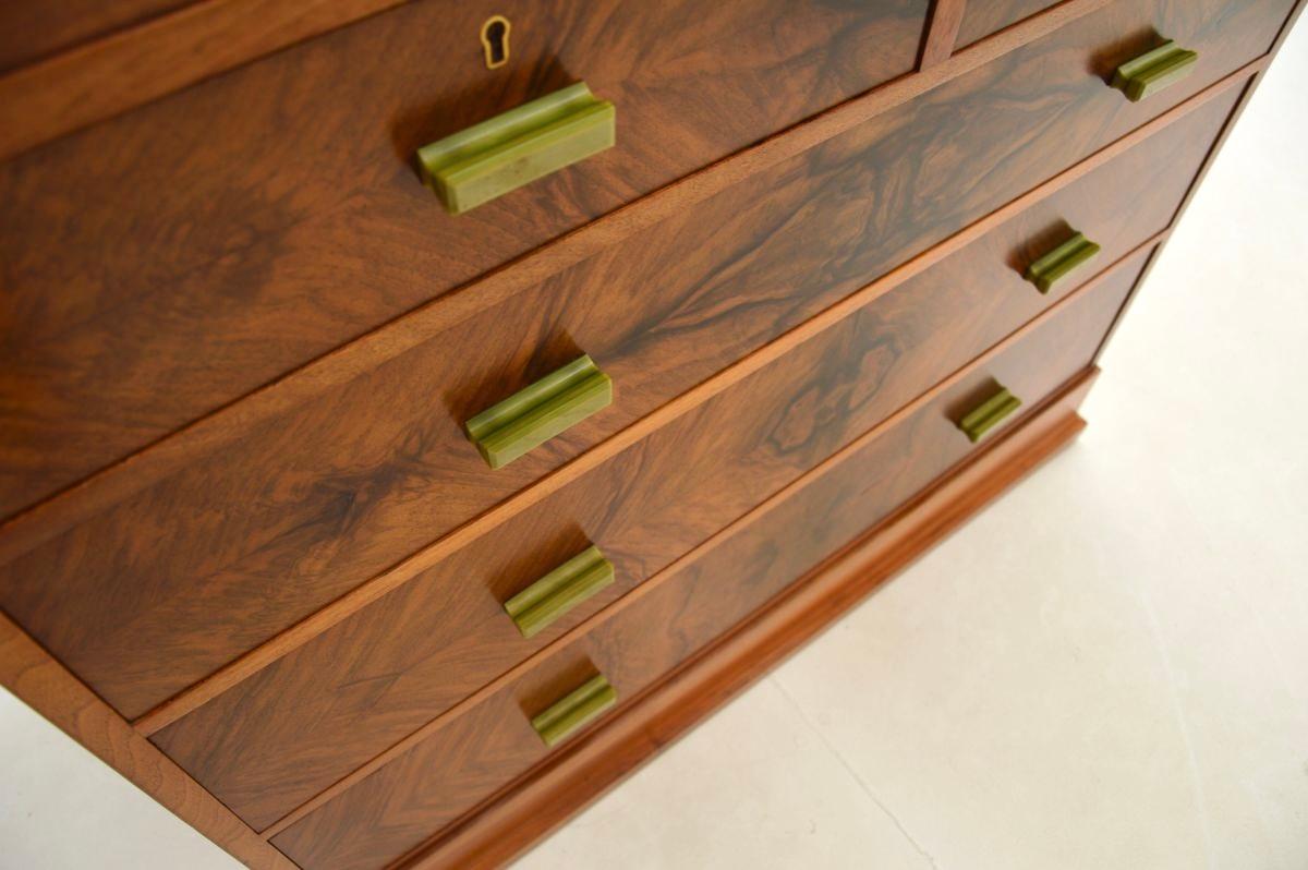 Art Deco Walnut Chest of Drawers by Hamptons of Pall Mall 5